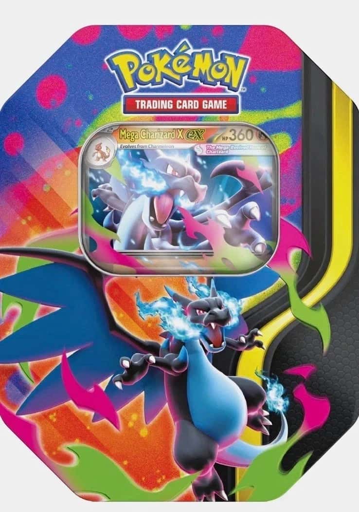 Mega Charizard X Ex Tin