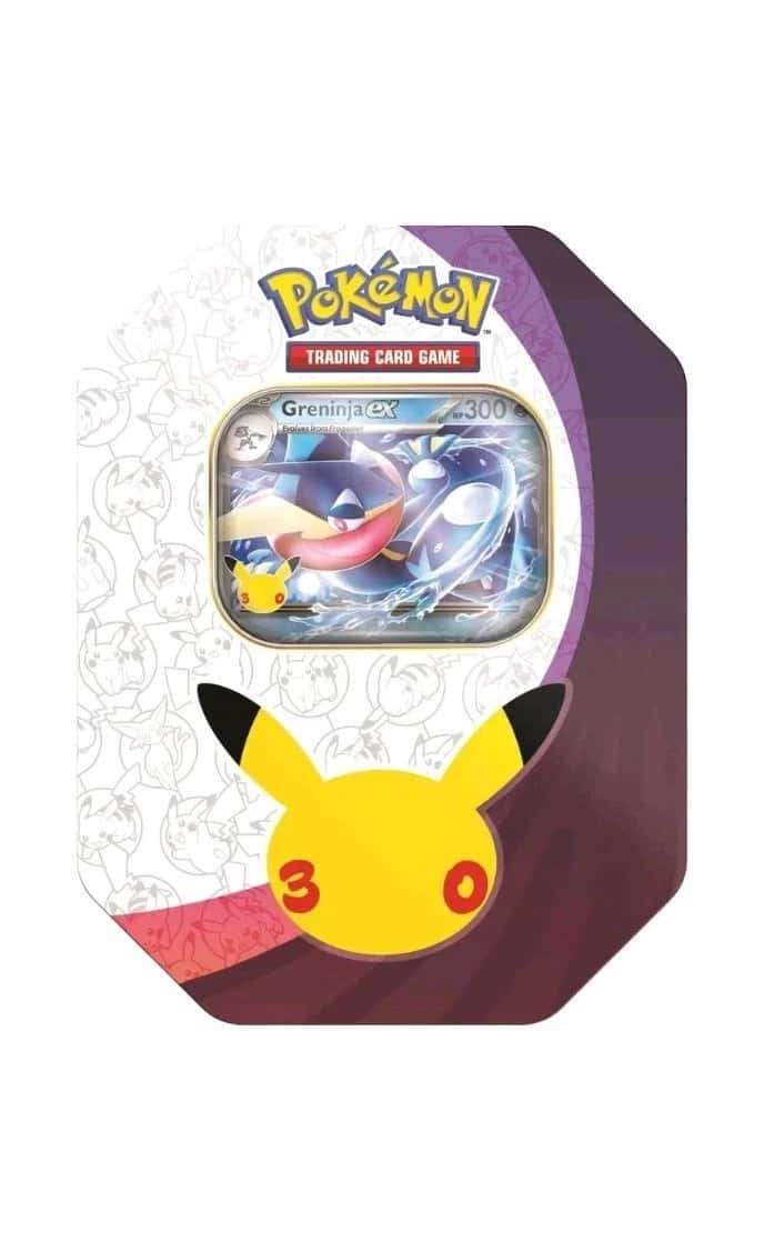 Greninja Ex 30th Celebration Tin