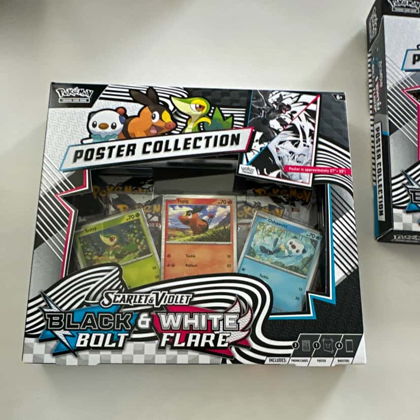 Black White Bolt Flare Poster Collection