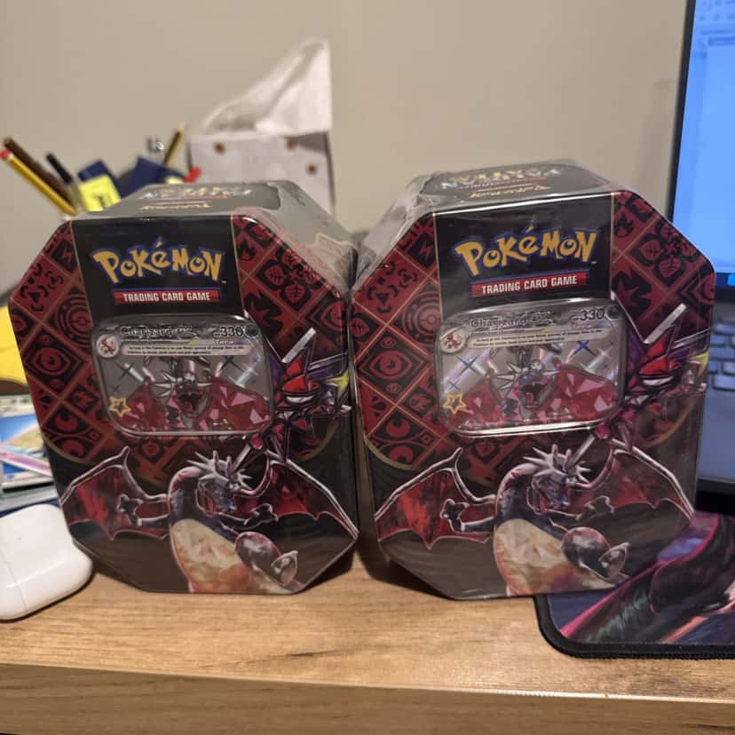 Charizard Ex Paldean Fates Tin