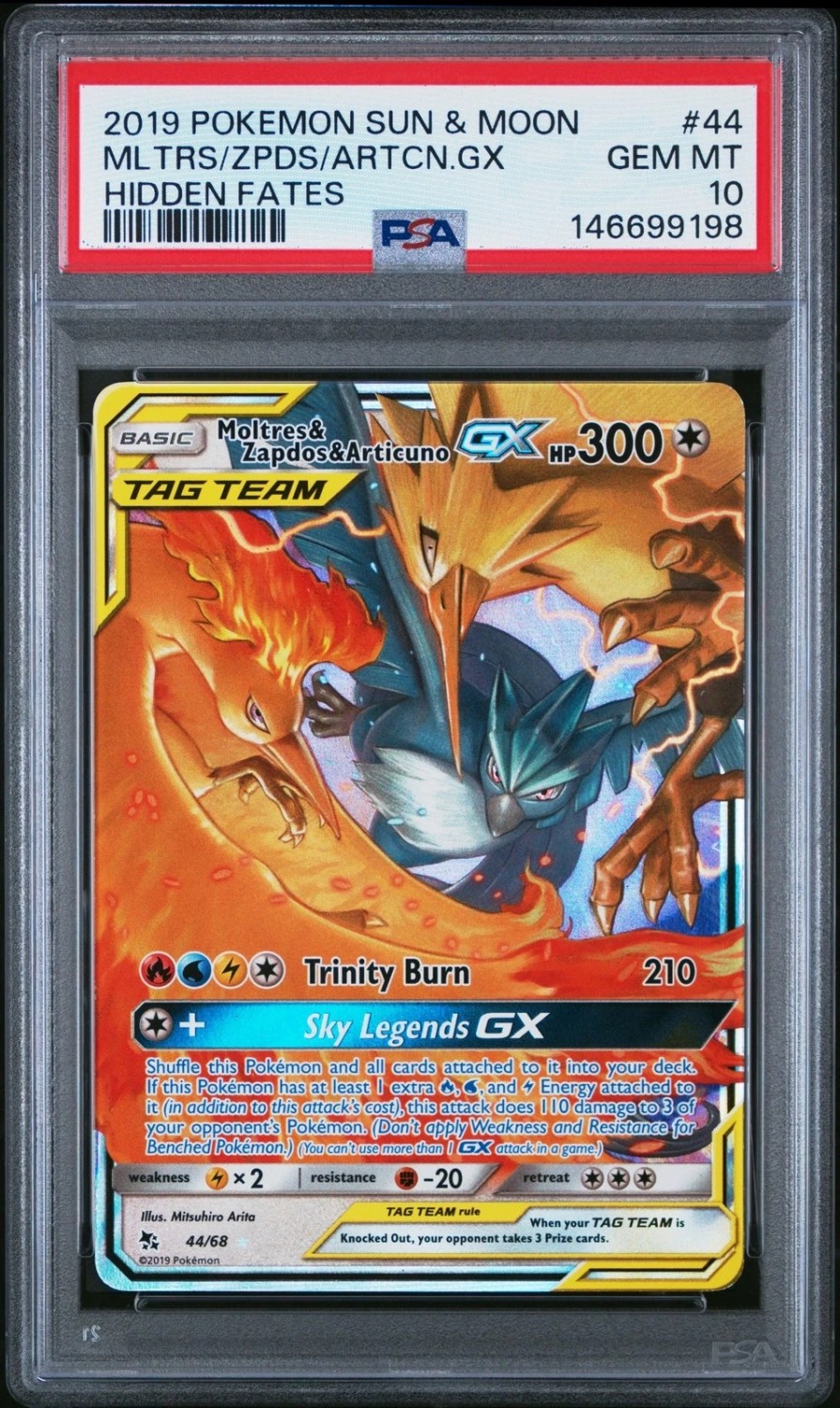 Moltres & Zapdos & Articuno Gx