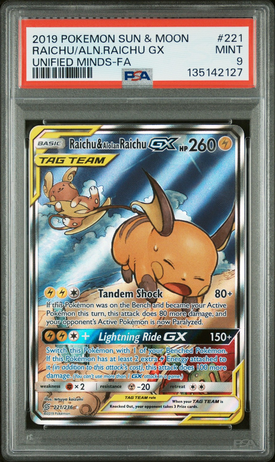 Raichu & Alolan Raichu GX