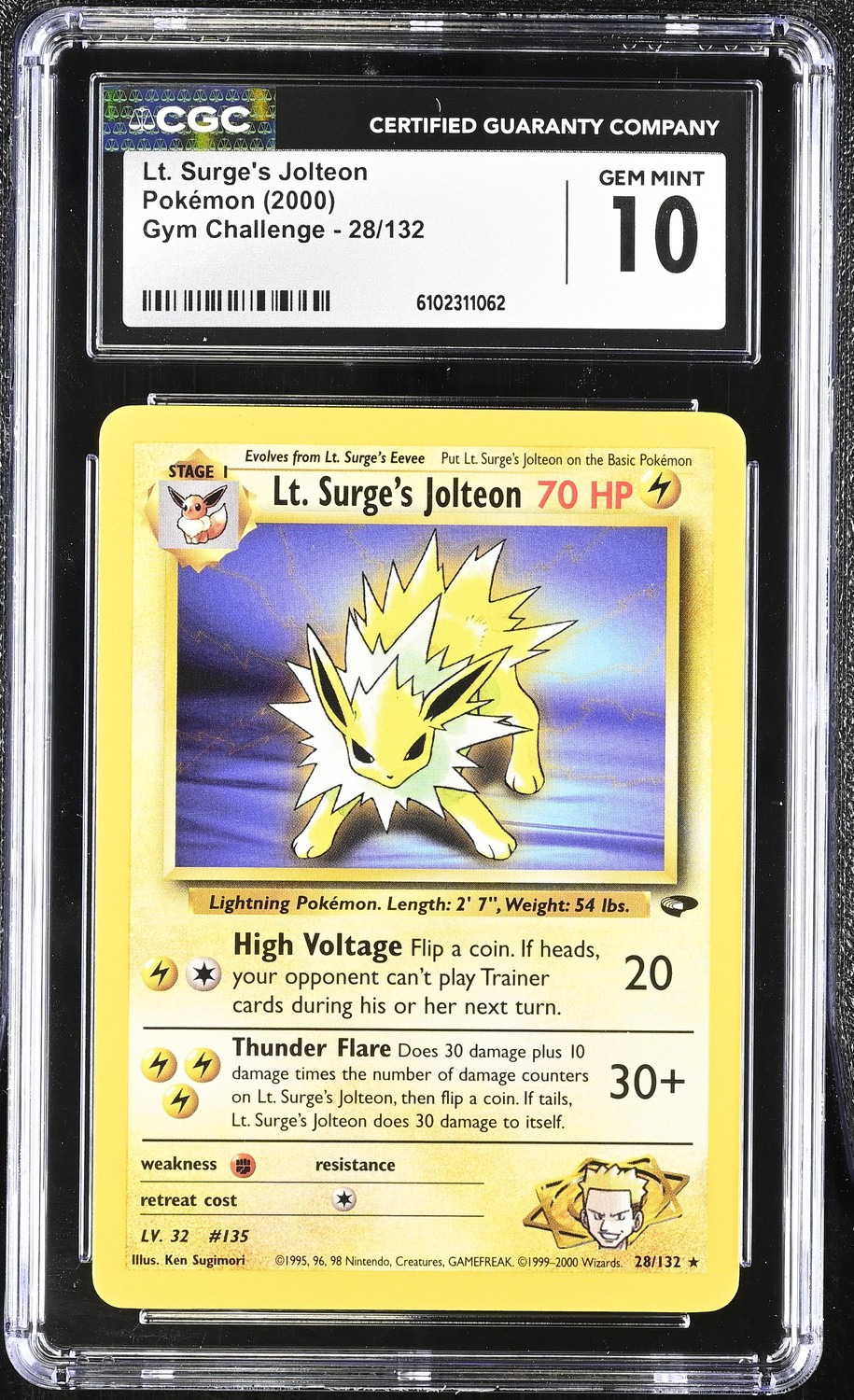LT. SURGE'S JOLTEON