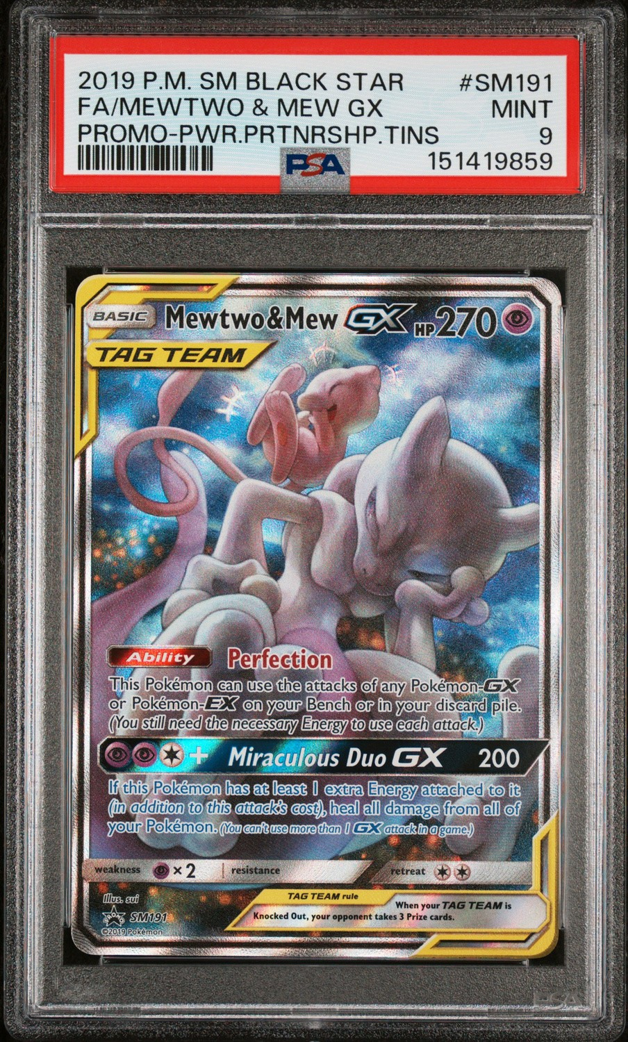 Mewtwo & Mew GX