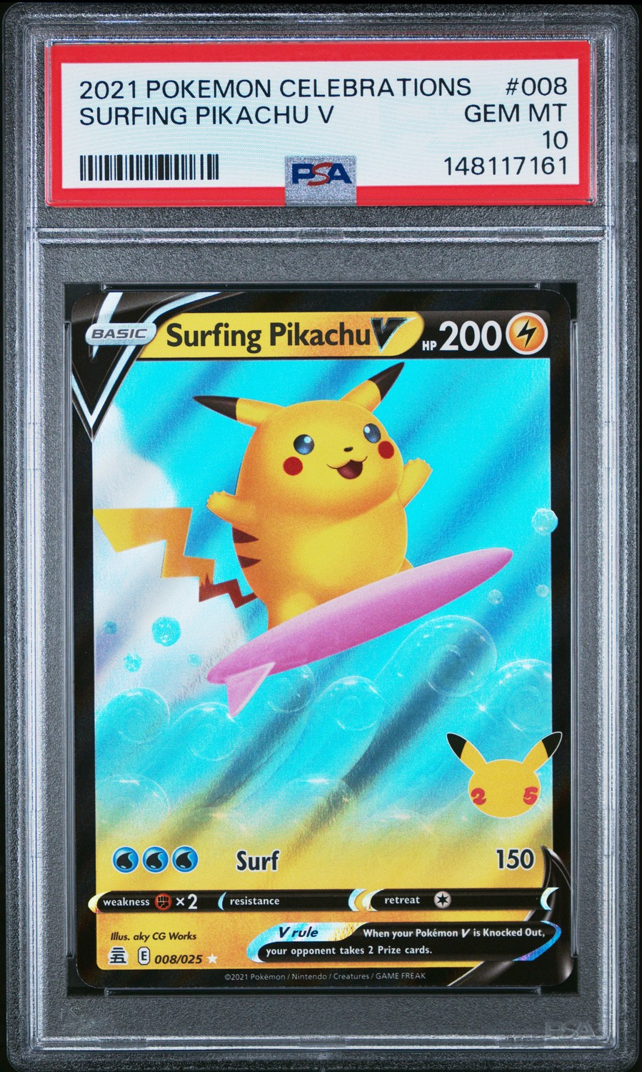 Surfing Pikachu V