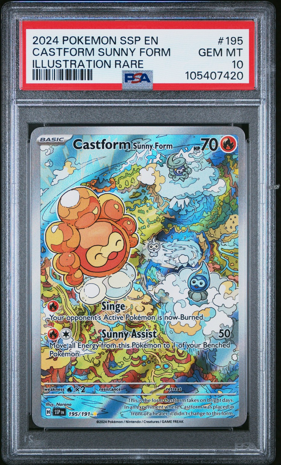 Castform Sunny Form