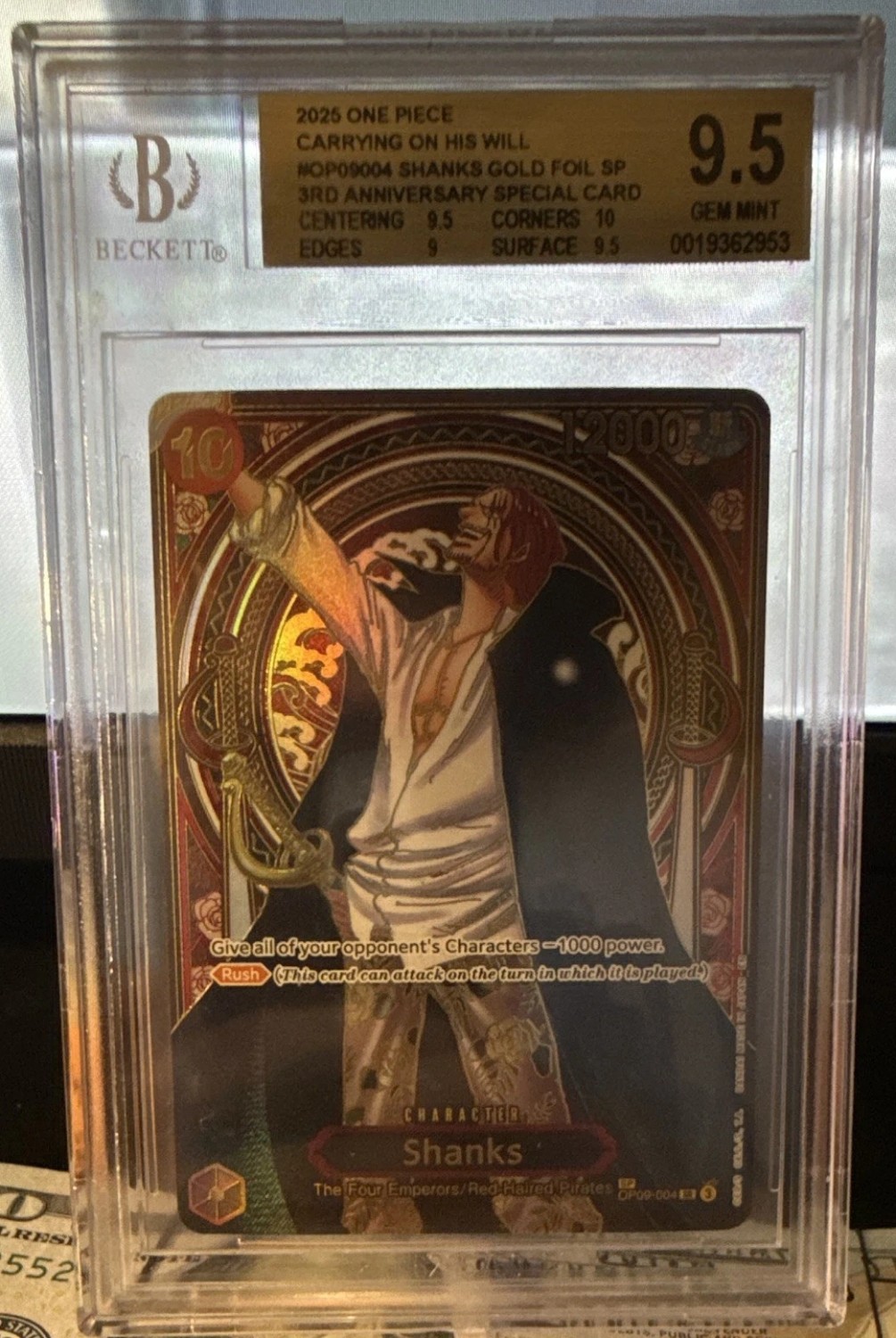 Shanks GOLD SP/(3rd Anniversary Special Card)
