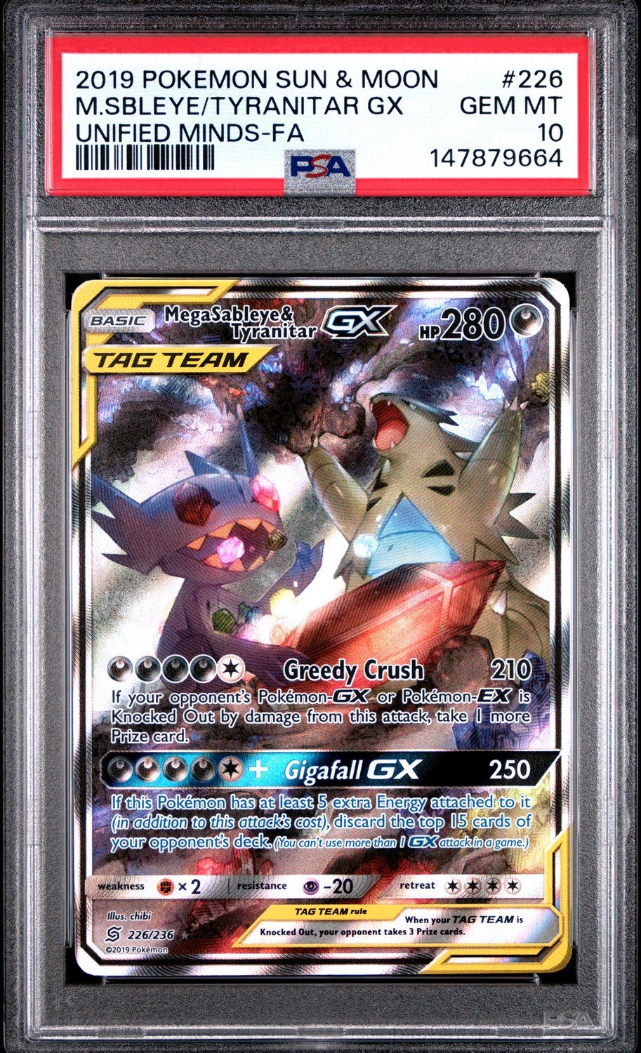Mega Sableye & Tyranitar GX