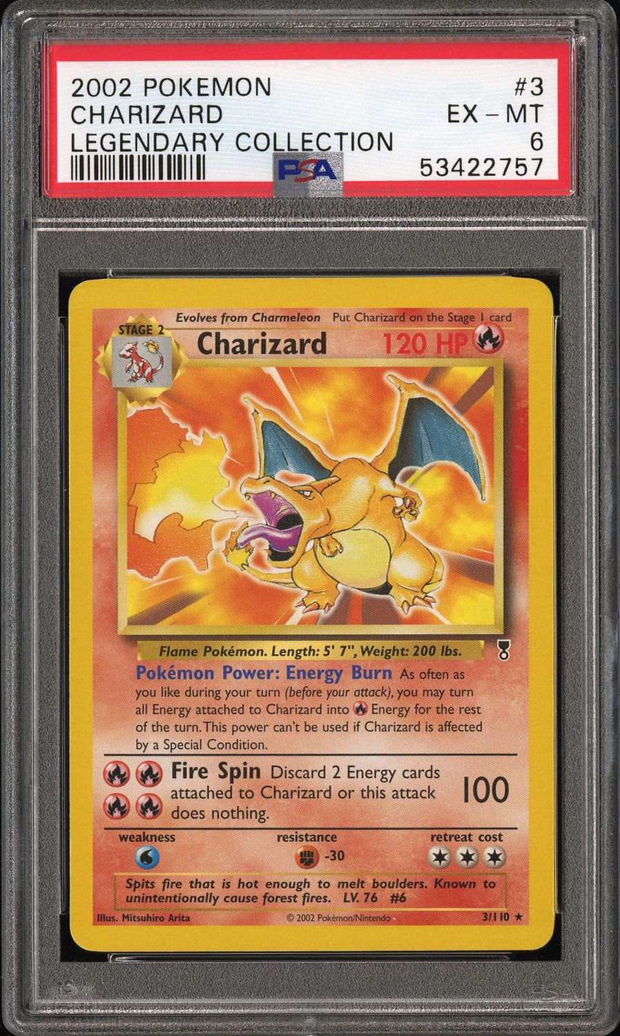 Charizard-Rev Foil-Lc