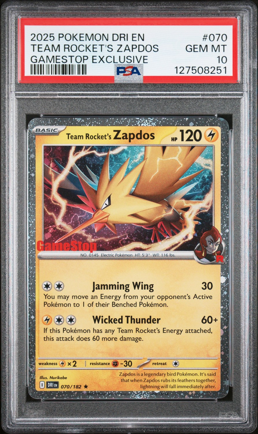 Team Rocket's Zapdos