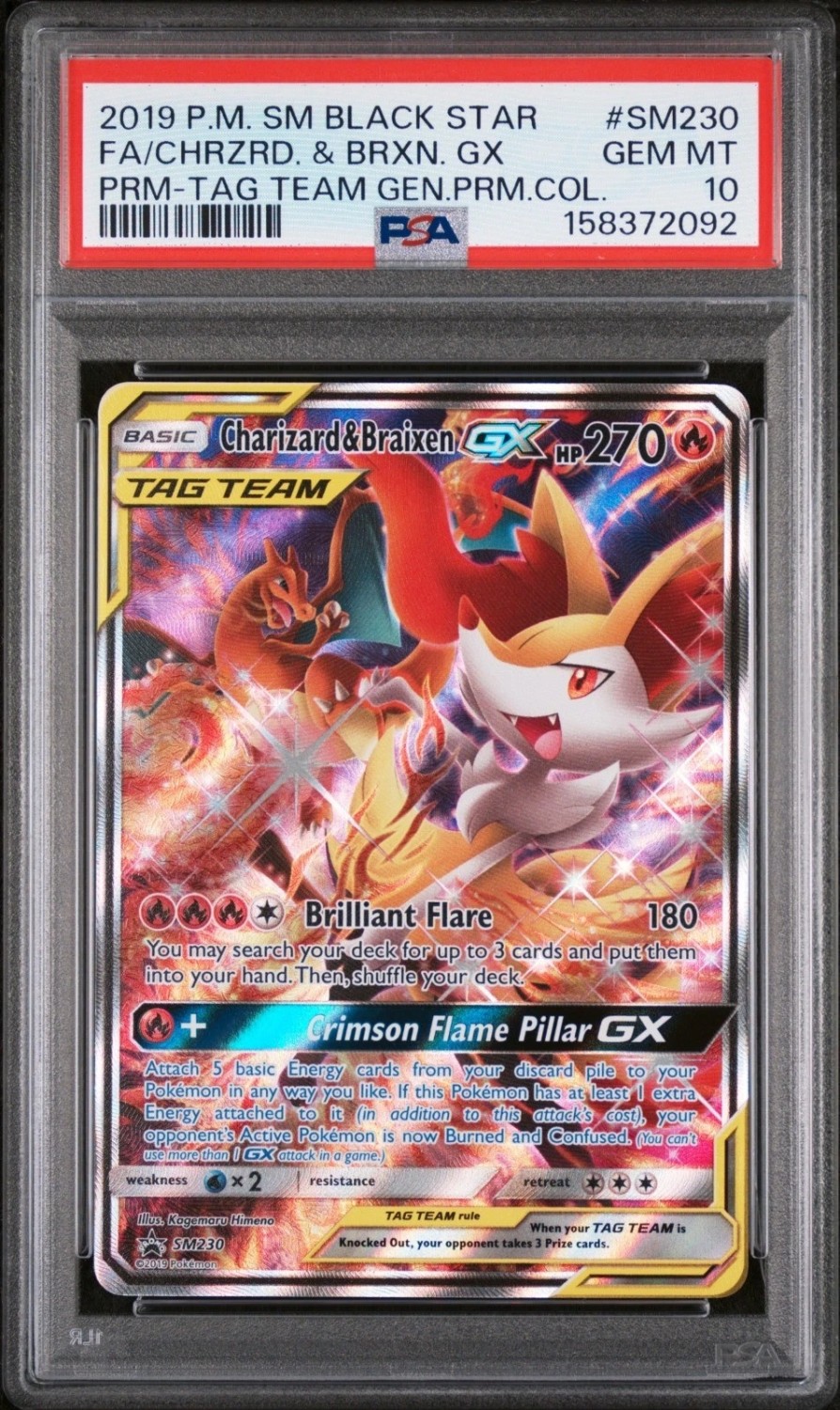 Charizard & Braixen Gx
