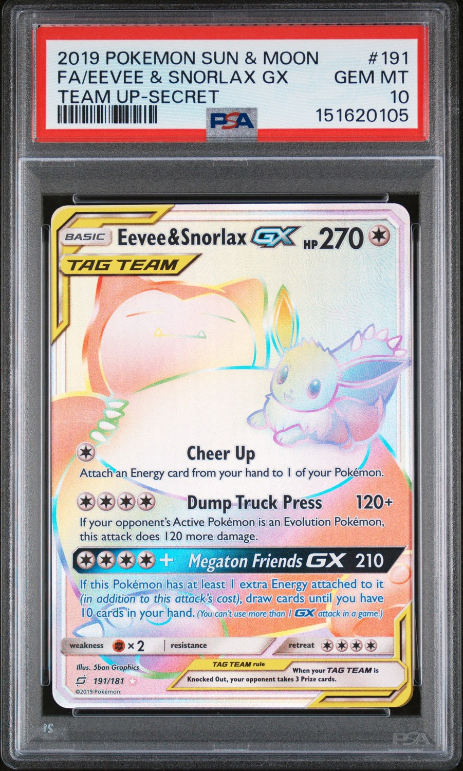 Eevee & Snorlax GX