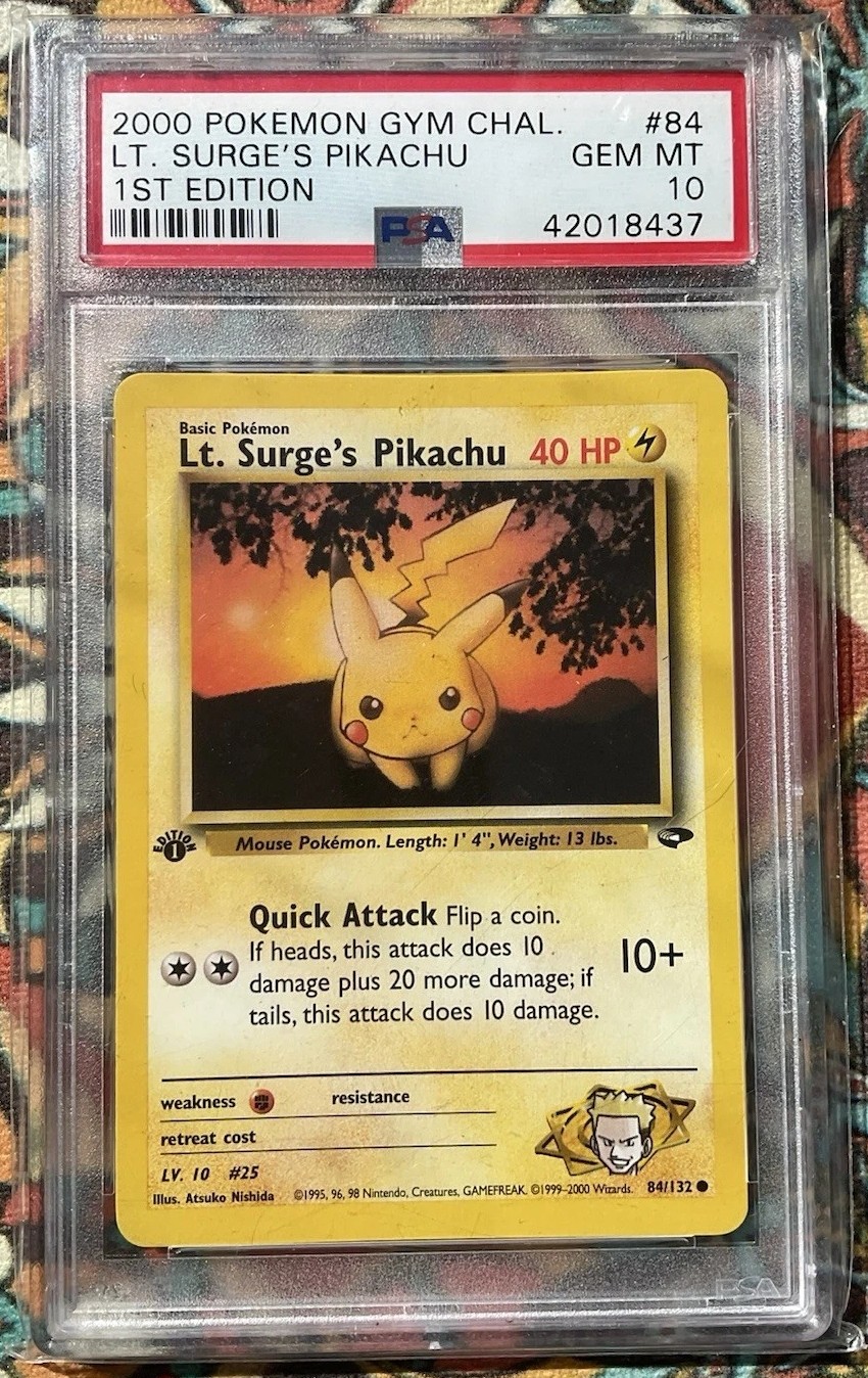 Lt. Surge's Pikachu