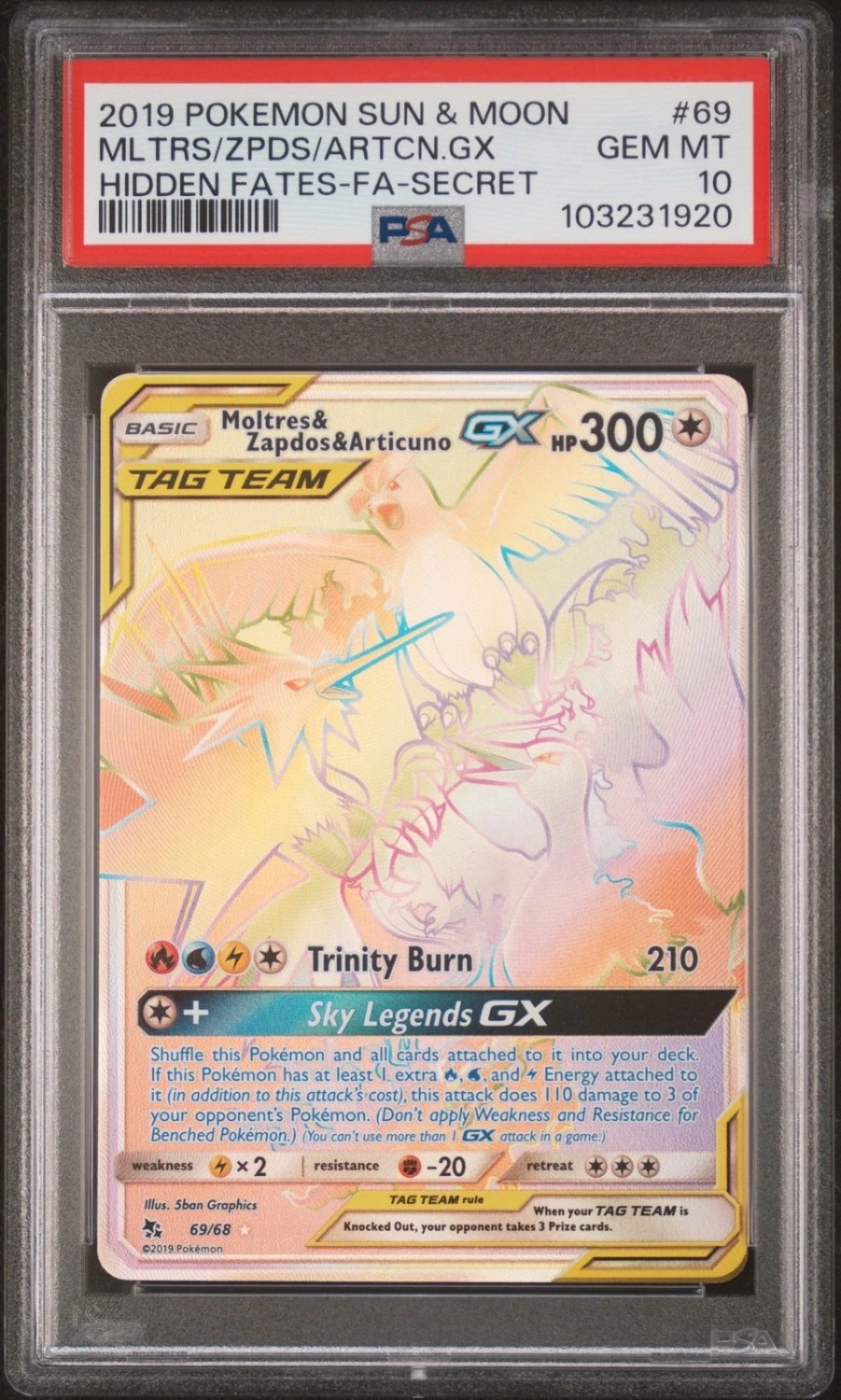 Moltres & Zapdos & Articuno Gx
