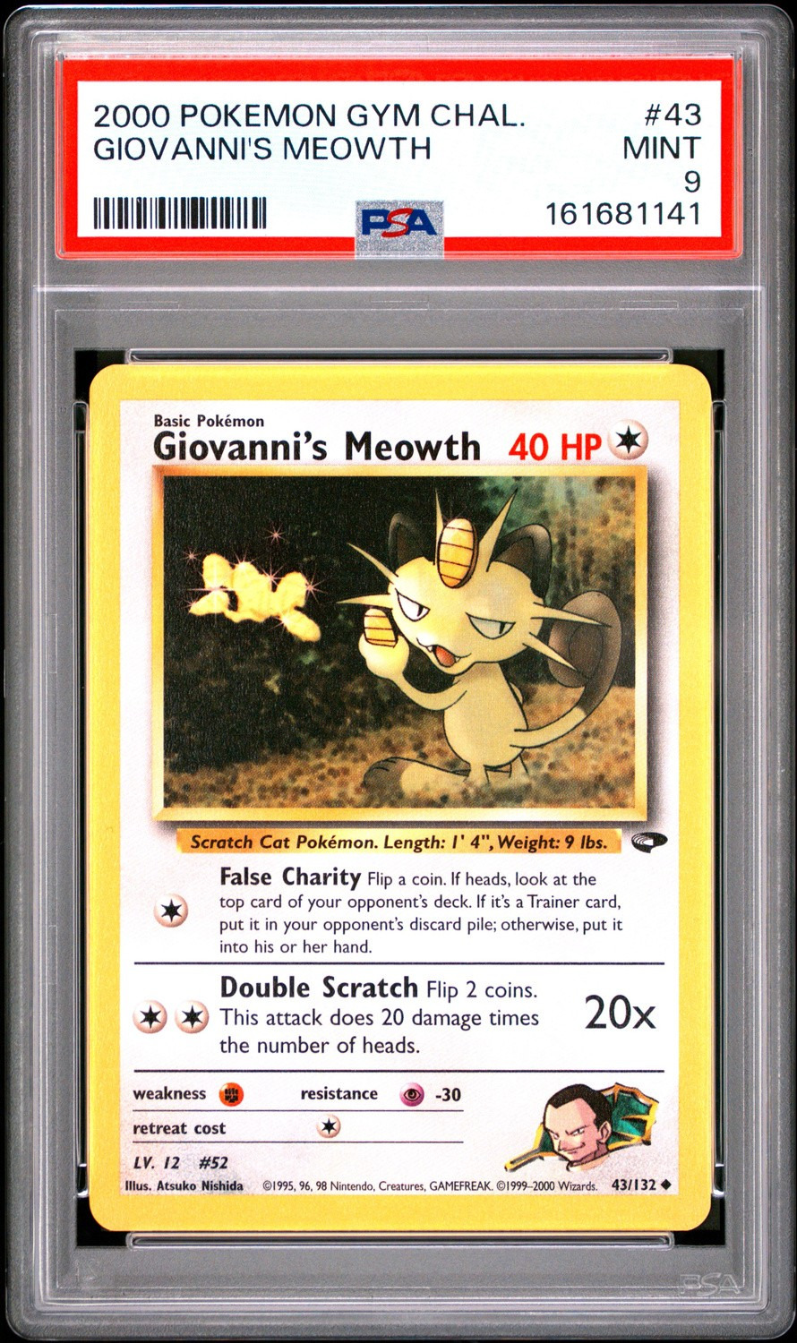 GIOVANNI'S MEOWTH