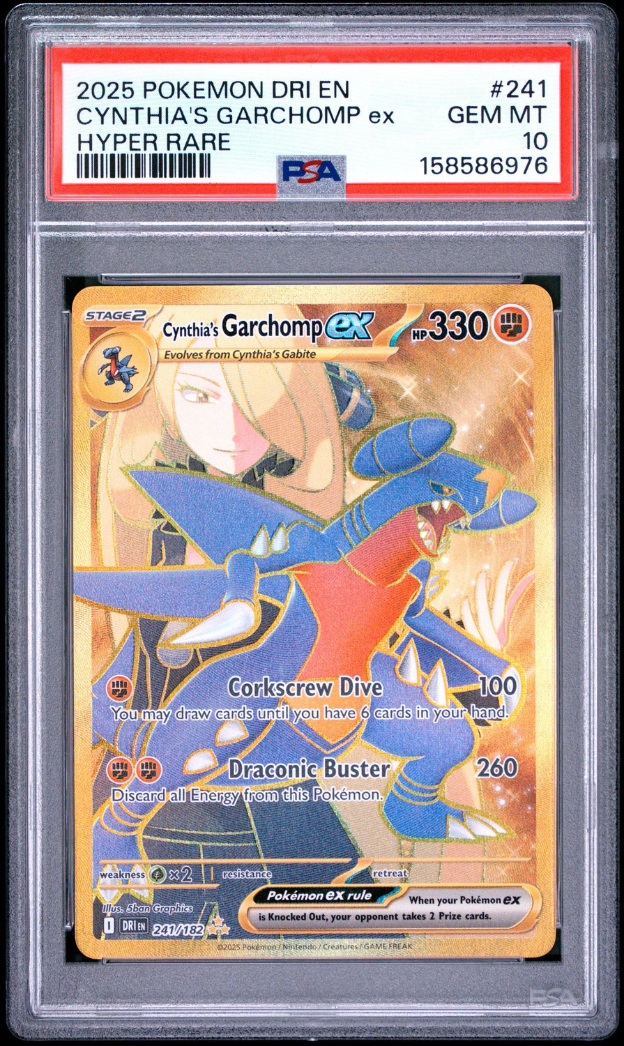 CYNTHIA'S GARCHOMP ex