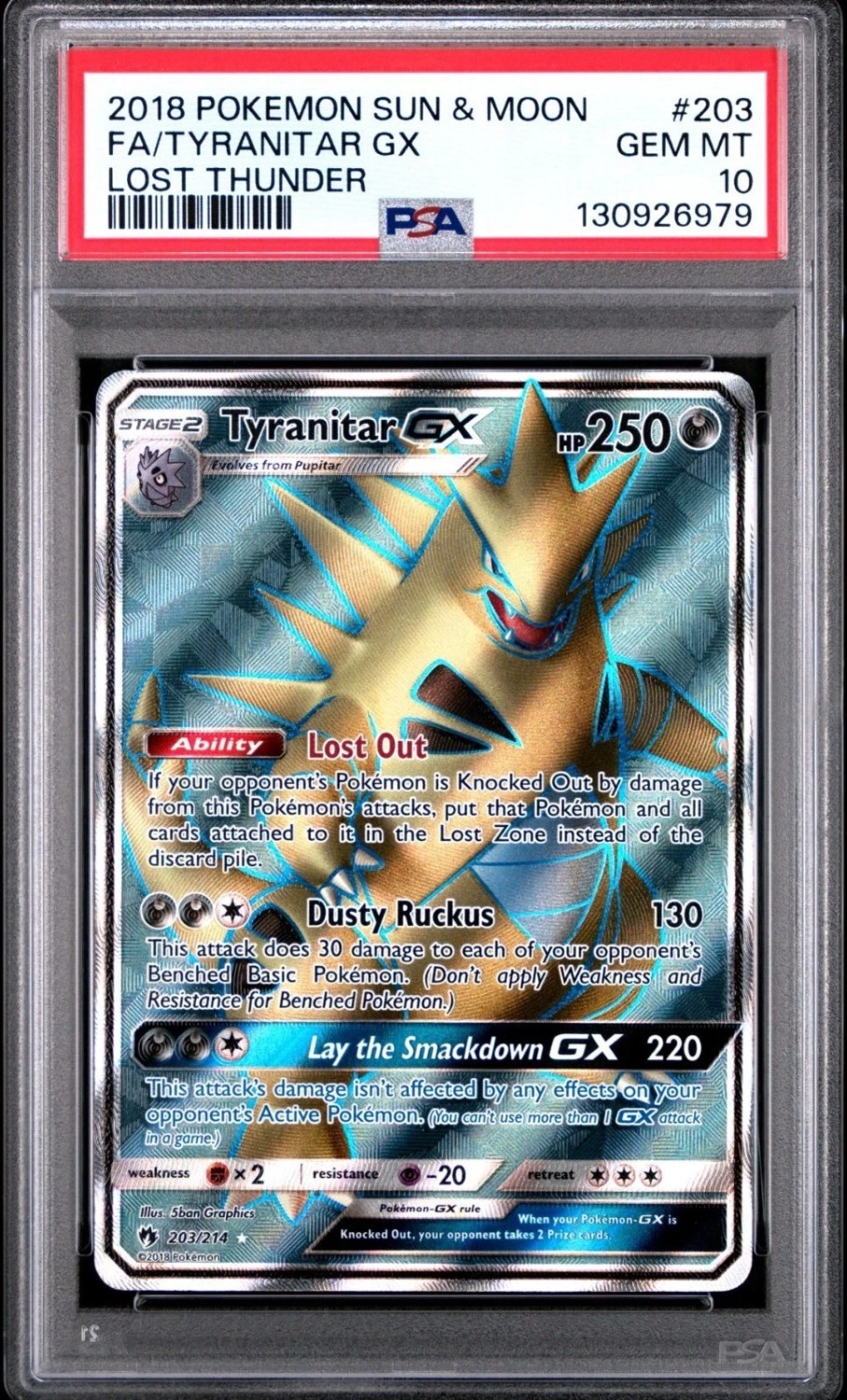 Tyranitar Gx