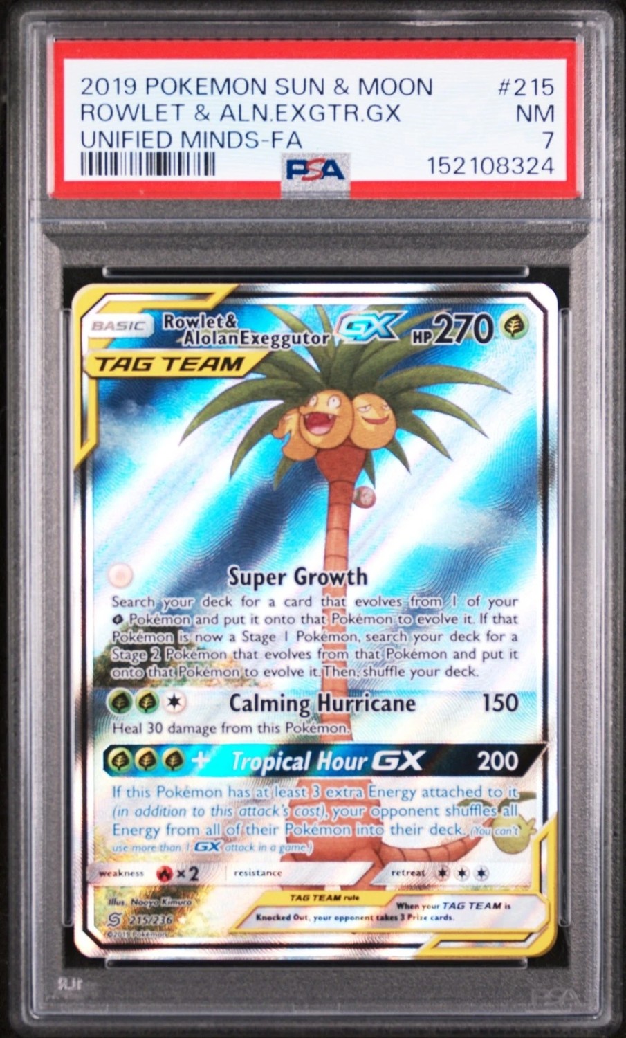 Rowlet & Alolan Exeggutor GX