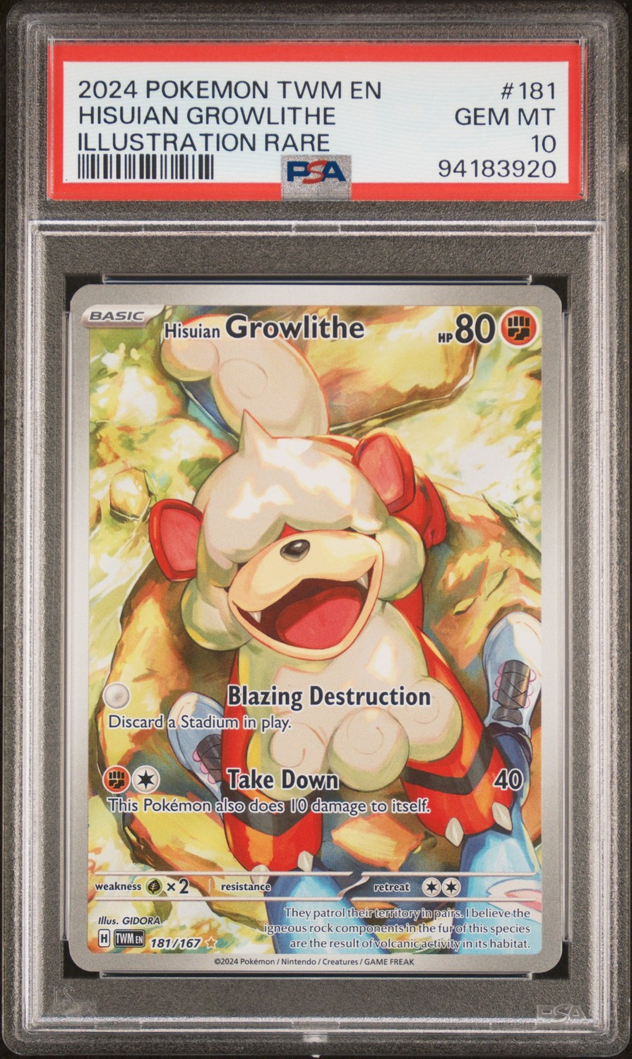 Hisuian Growlithe