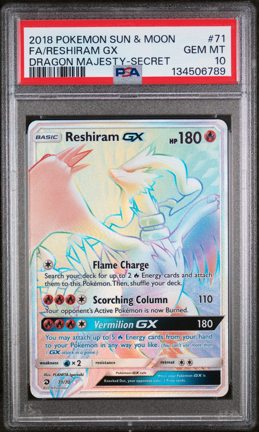 Reshiram GX