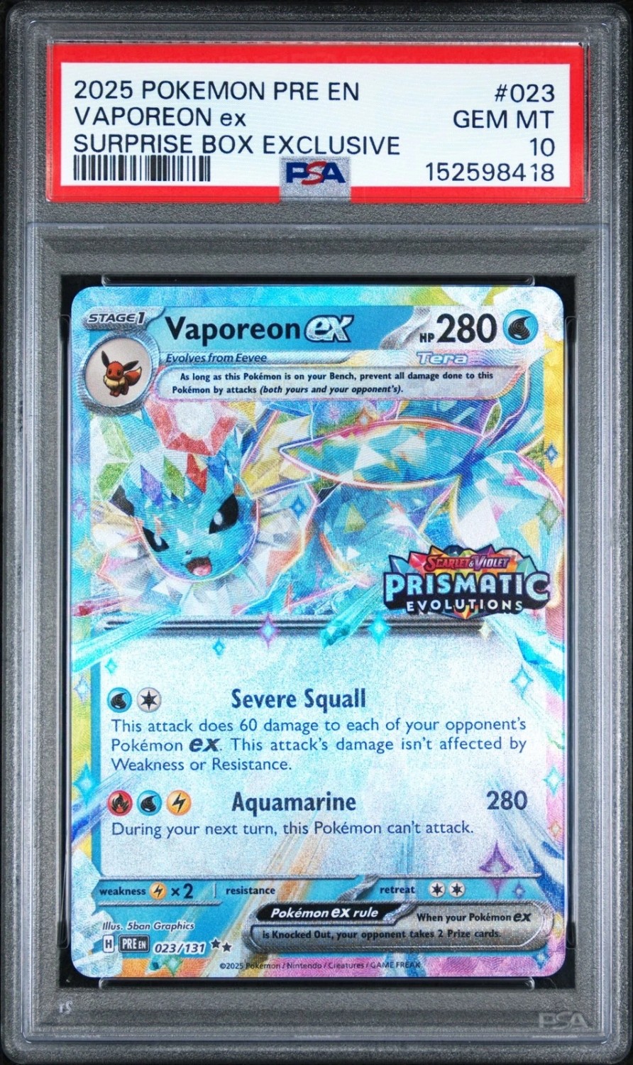 VAPOREON ex