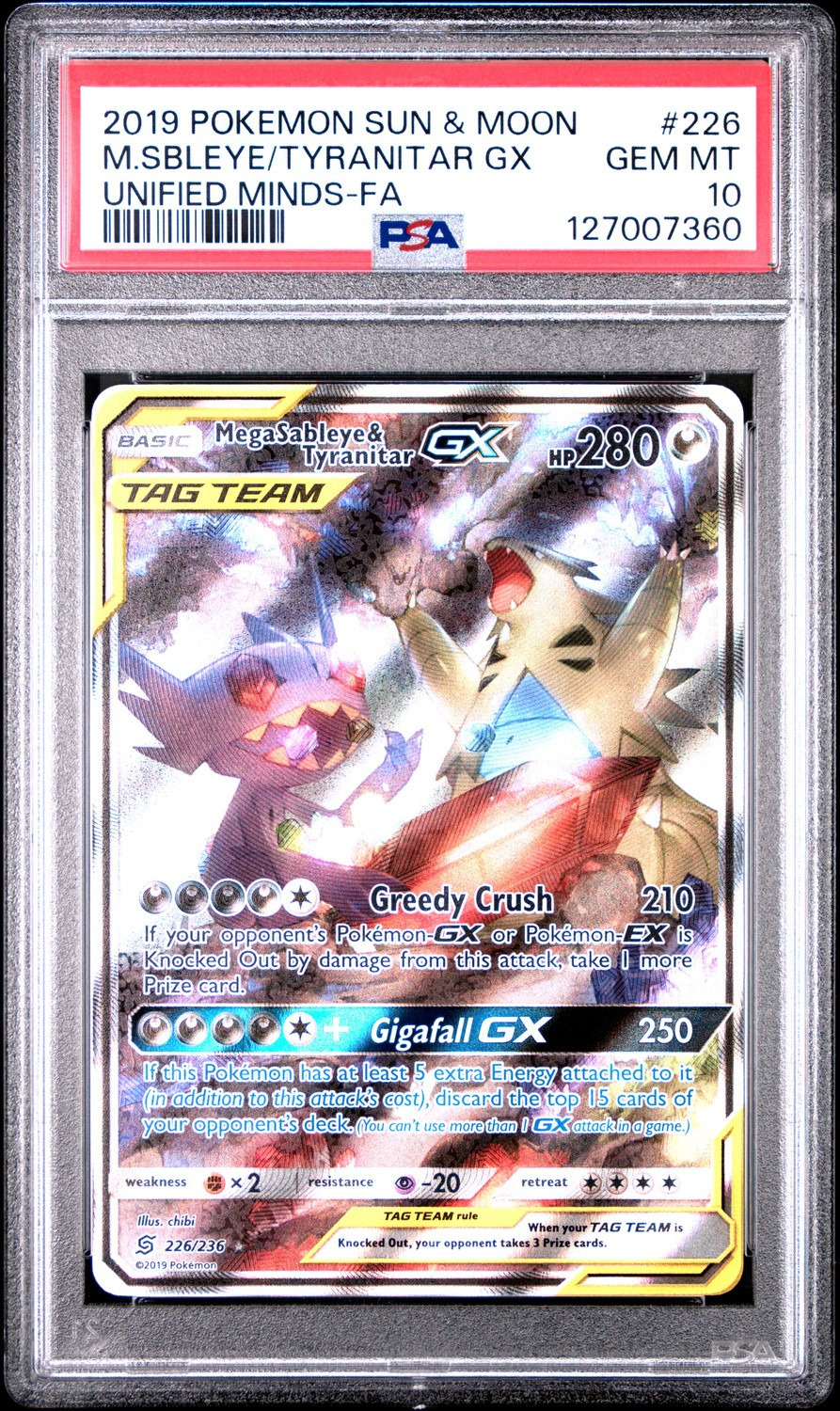 Mega Sableye & Tyranitar GX