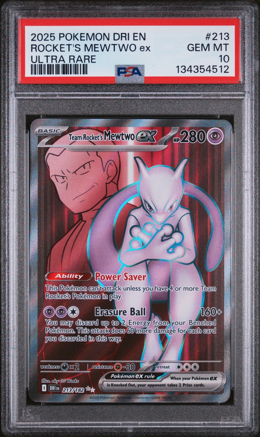 ROCKET'S MEWTWO ex