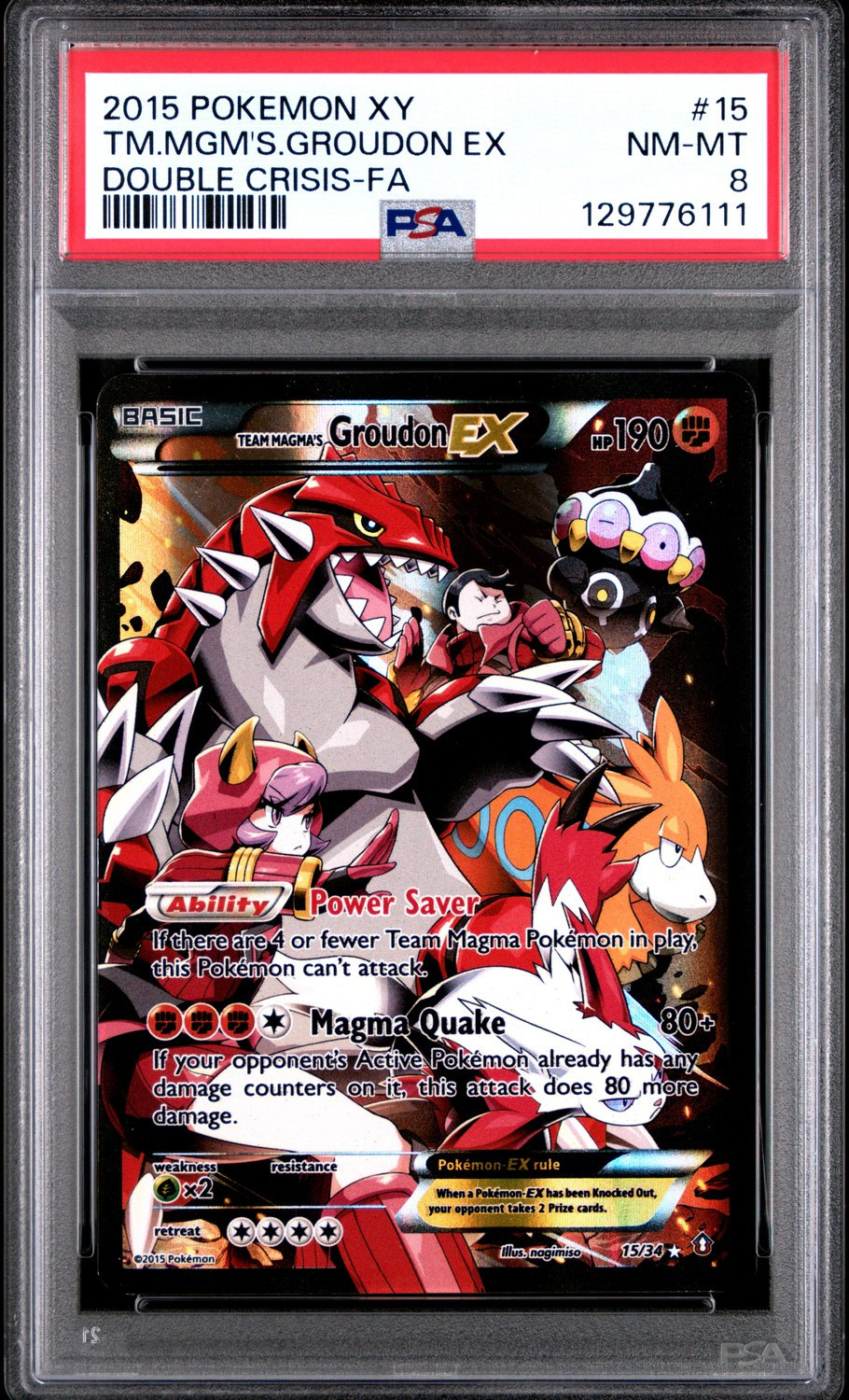 Team Magma's Groudon EX