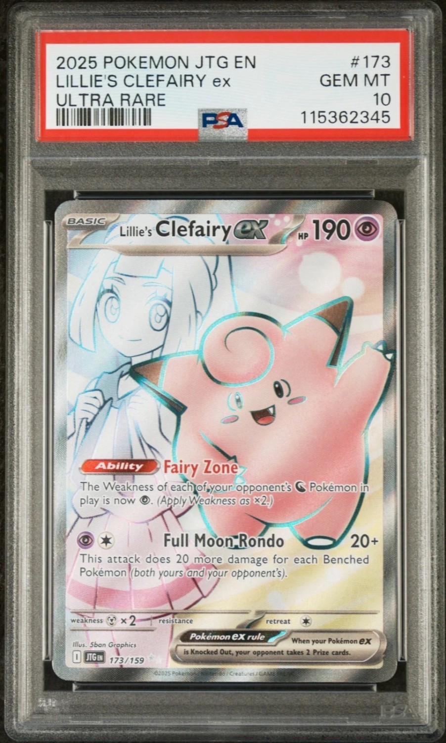 LILLIE'S CLEFAIRY ex