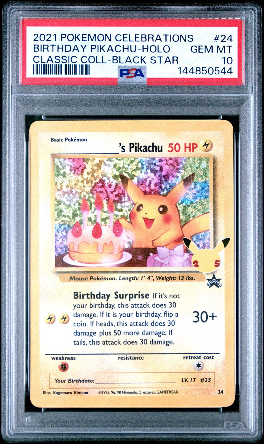 Birthday Pikachu