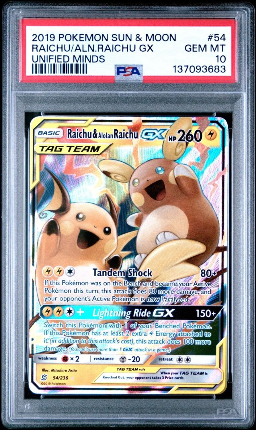 Raichu & Alolan Raichu Gx