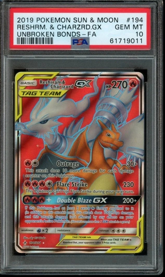 Reshiram & Charizard Gx