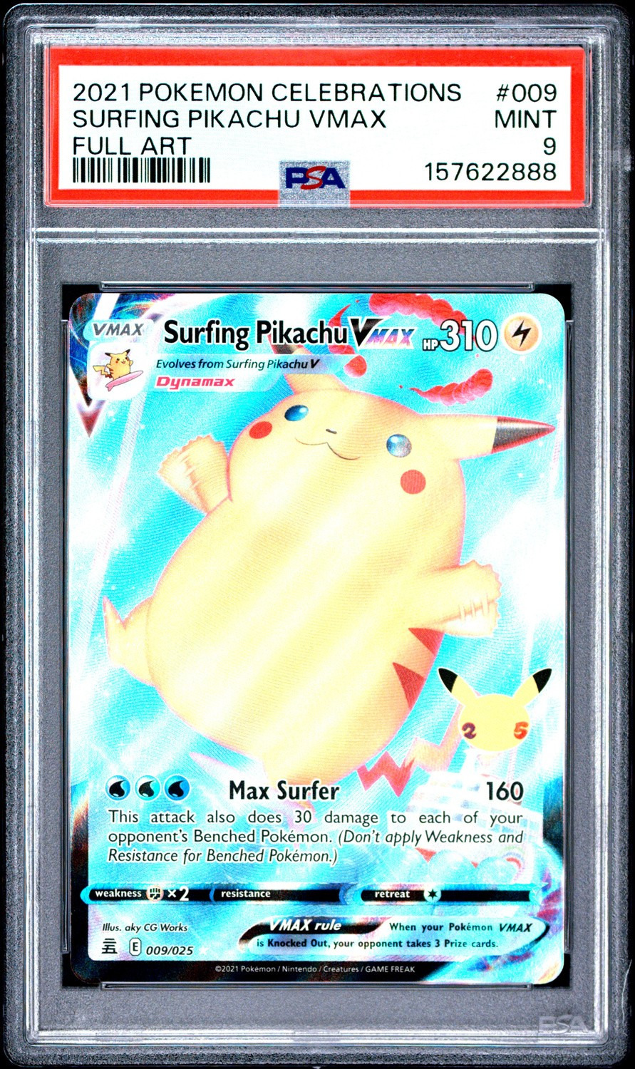 Surfing Pikachu VMAX