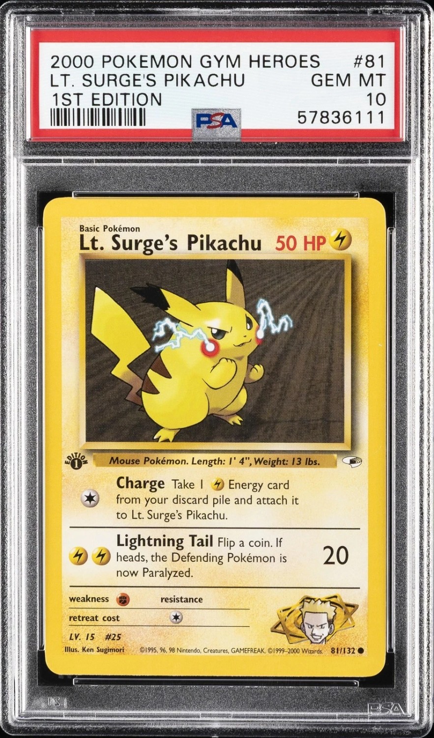 Lt. Surge's Pikachu