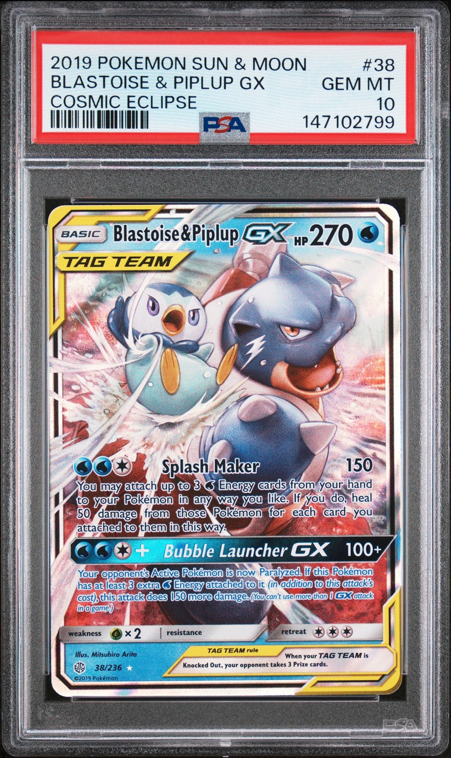 Blastoise & Piplup GX