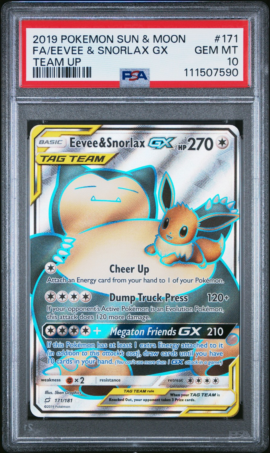 Eevee & Snorlax GX