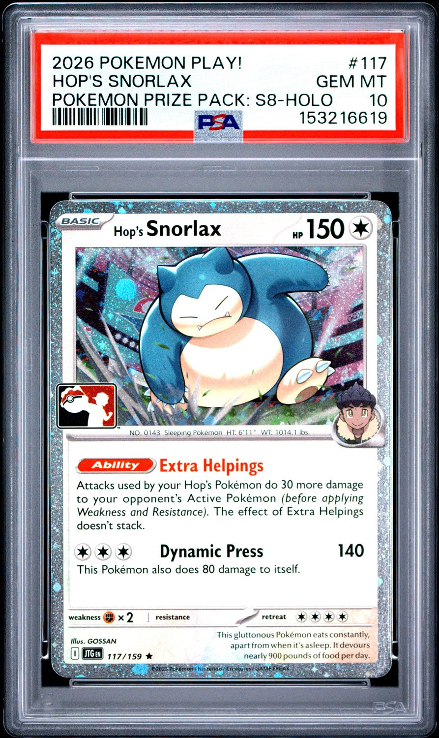 Hop's Snorlax
