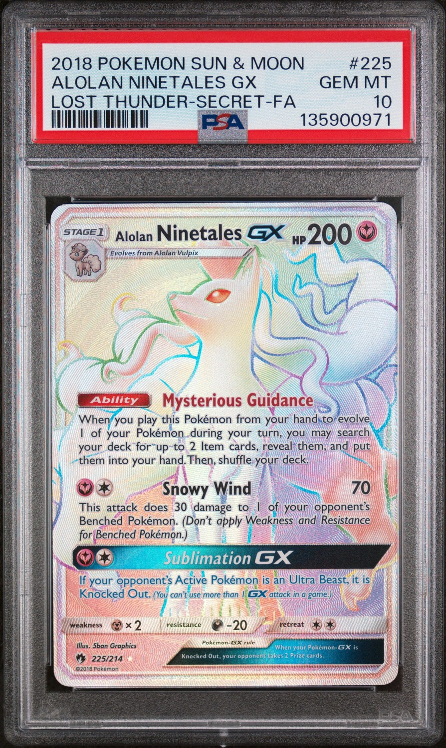 Alolan Ninetales GX