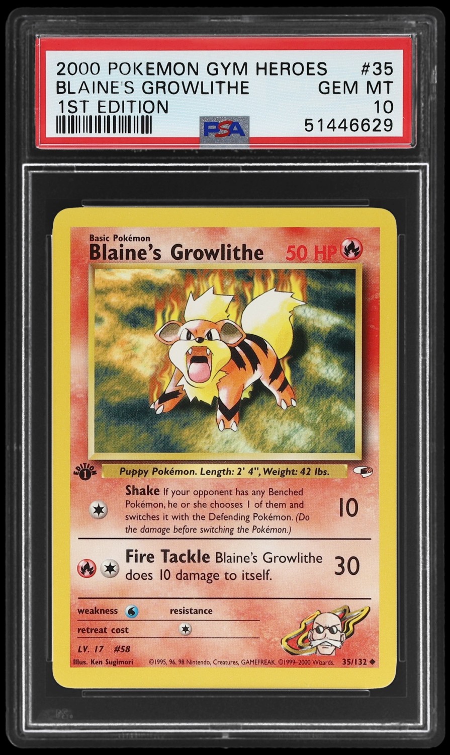 Blaine's Growlithe U