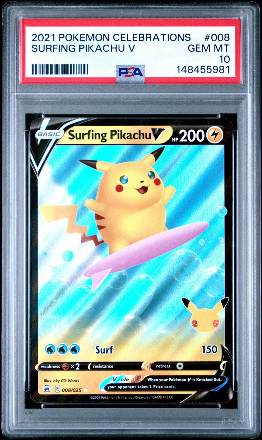 Surfing Pikachu V