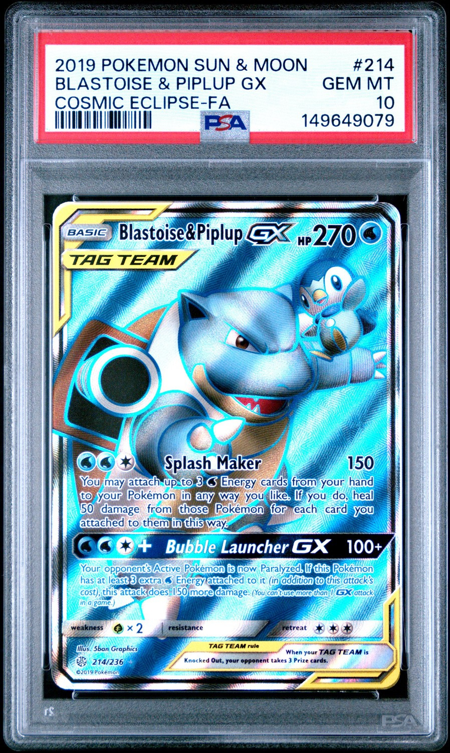 Blastoise & Piplup GX