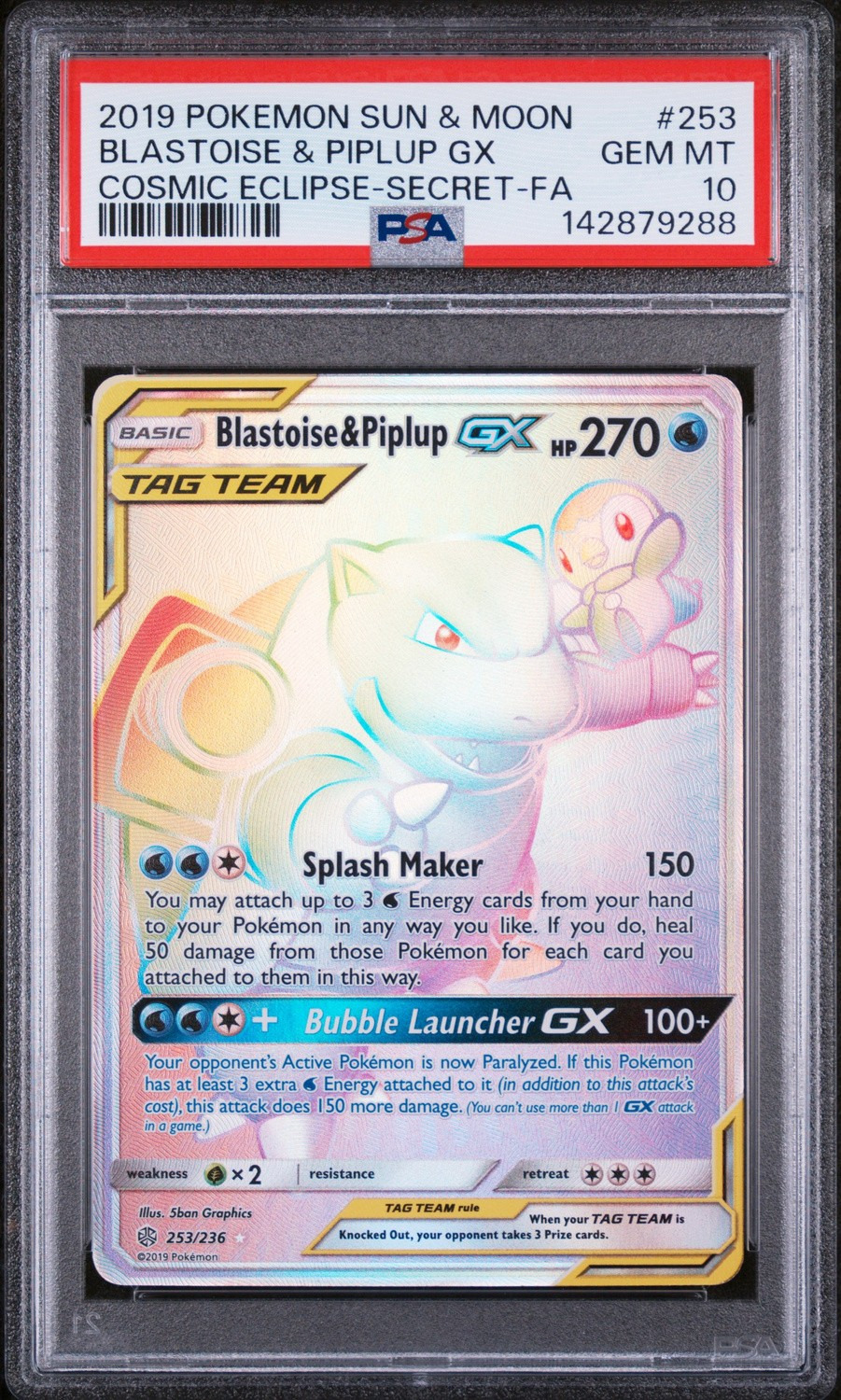 Blastoise & Piplup GX