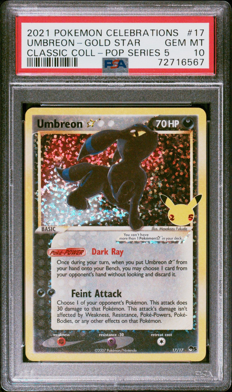 Umbreon-Gold STAR