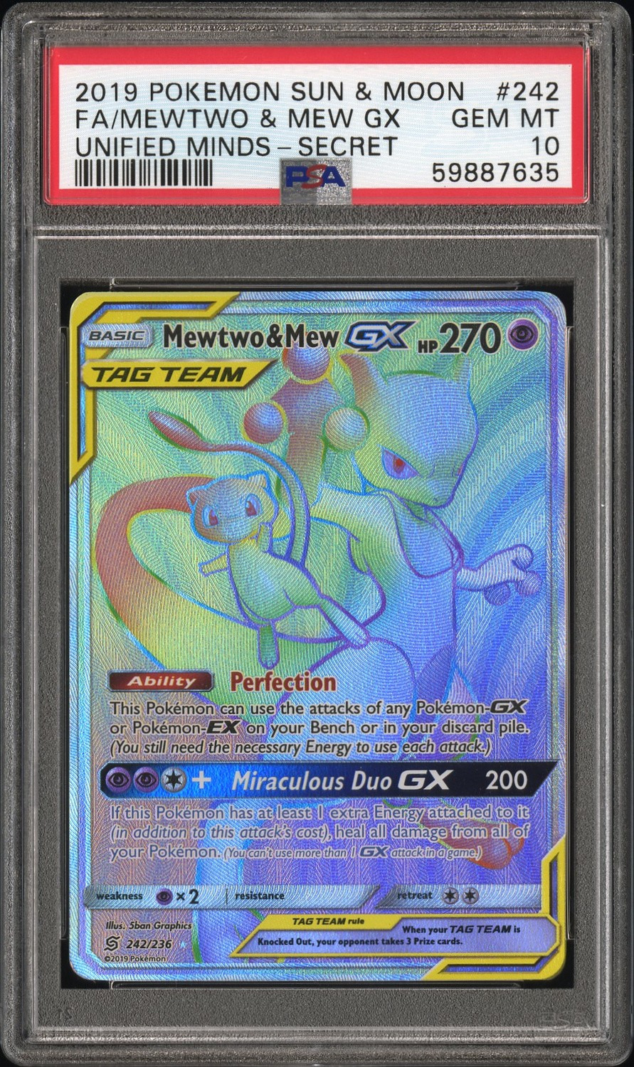 Mewtwo & Mew GX