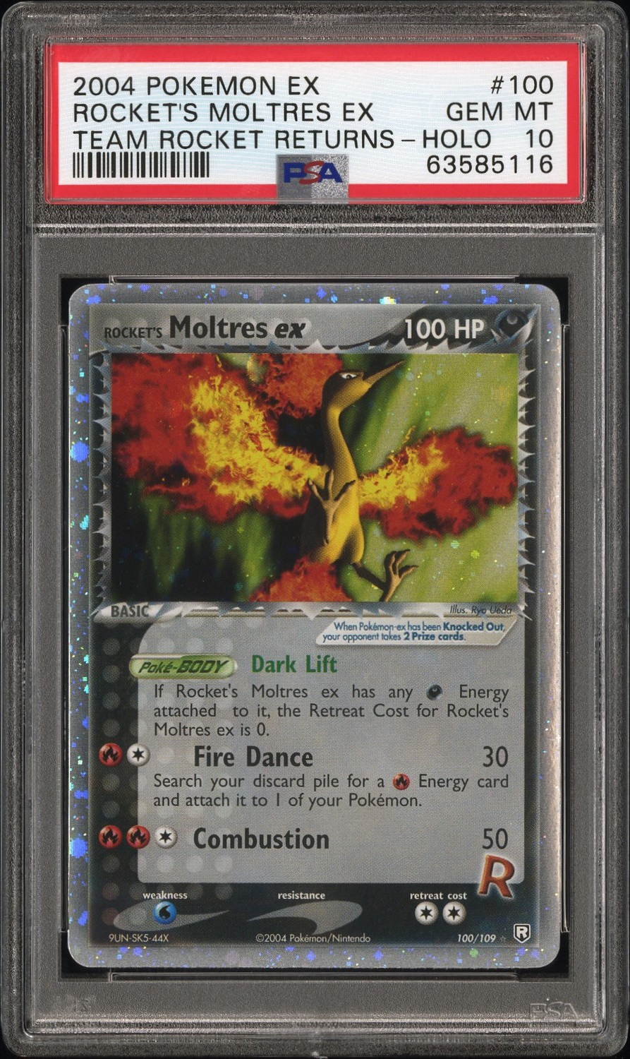 Rocket's Moltres EX