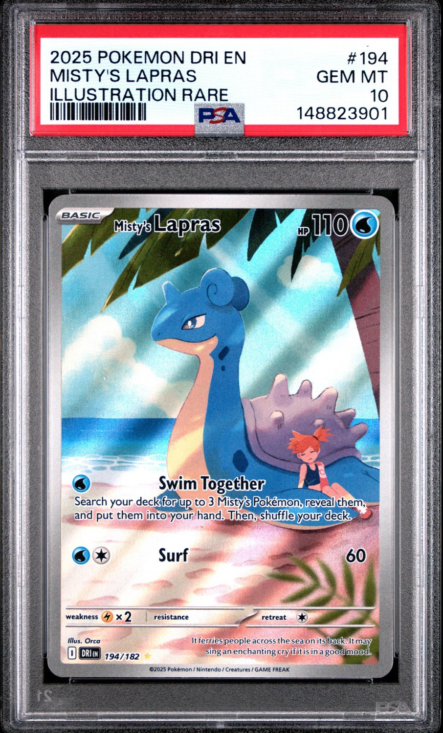 Misty's Lapras