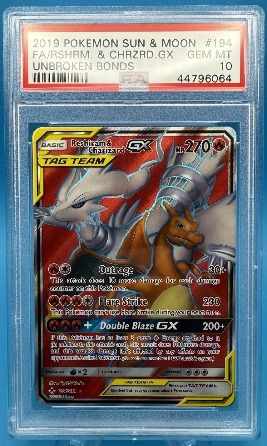Reshiram & Charizard GX