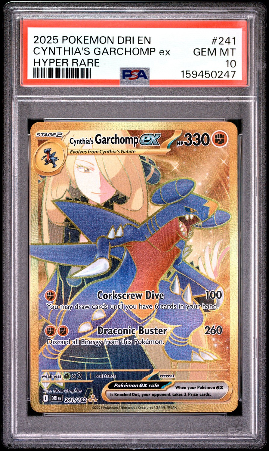 CYNTHIA'S GARCHOMP ex