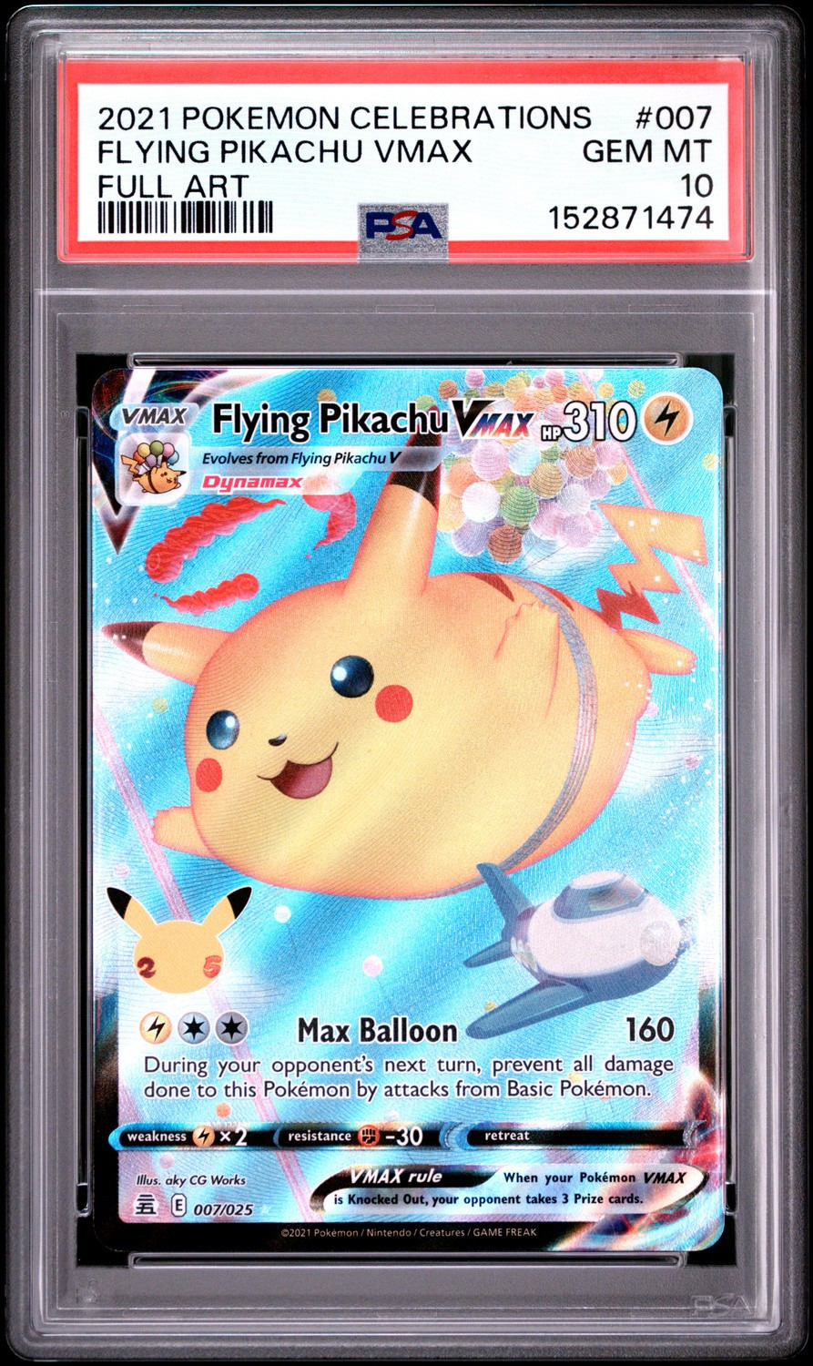 Flying Pikachu VMAX