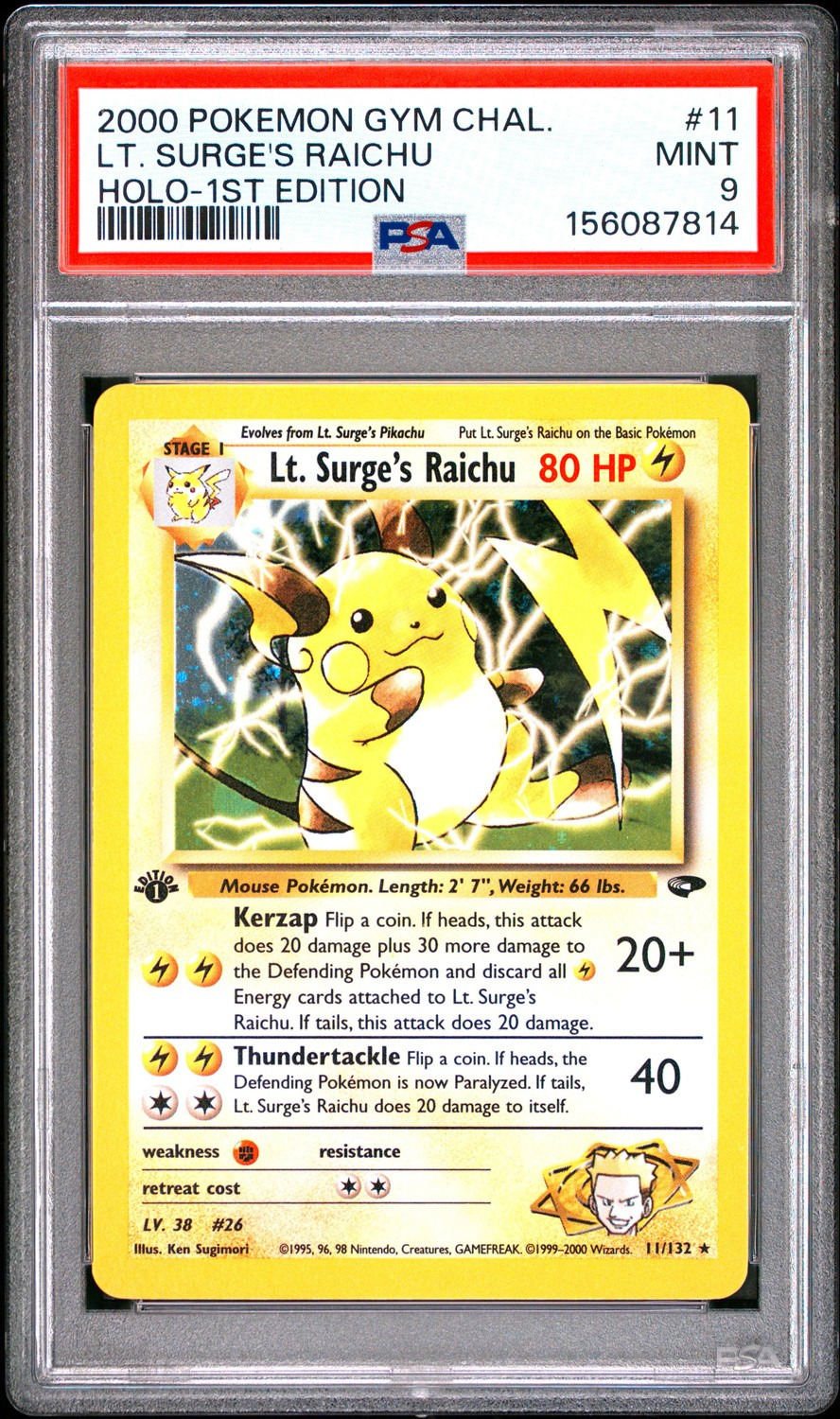 Lt. Surge's Raichu